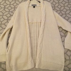 chunky cable knit sweater